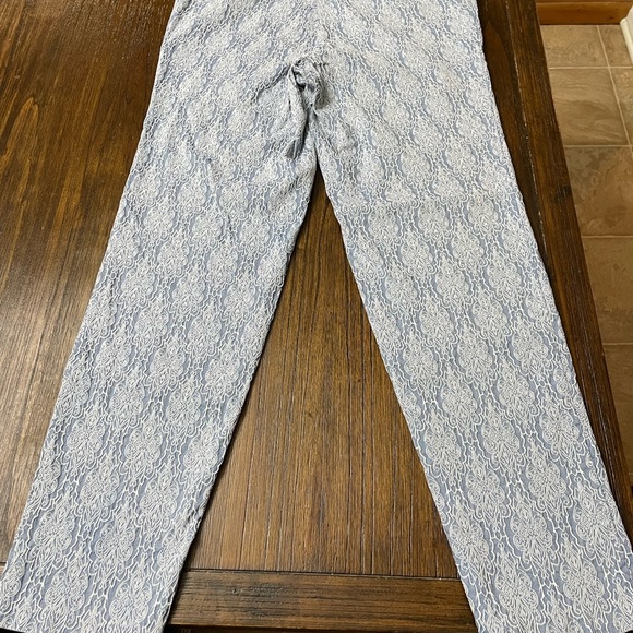 Soho Apparel LTD. Blue Lace Pants - Picture 2 of 3